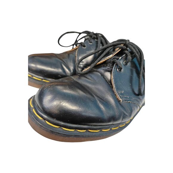 Doc Martens Black Leather Oxfords Womens size 10 Flats The Original Lace Up - Picture 8 of 11